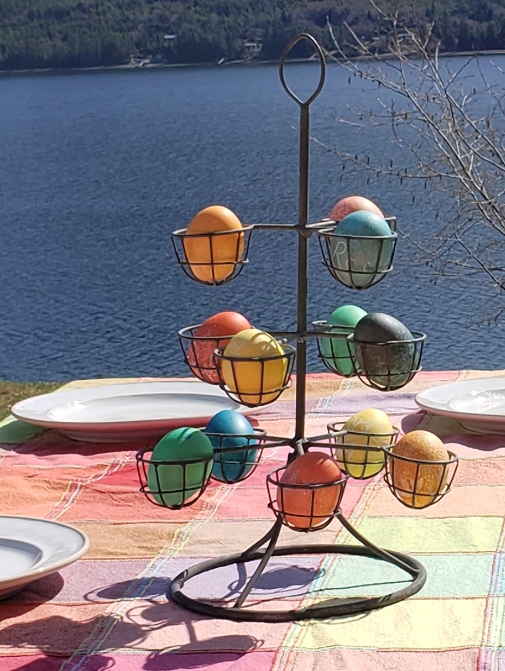Pottery Barn Easter Egg Tabletop Decor